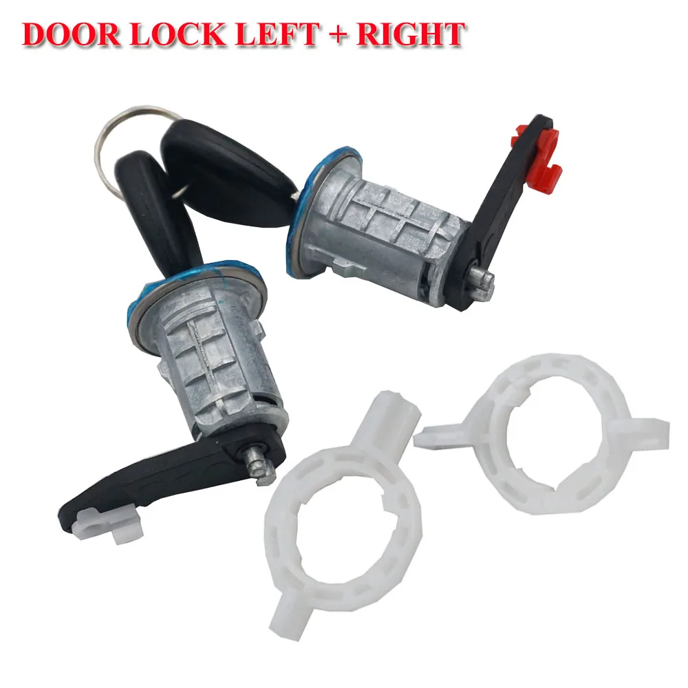 

Left+Right Car Door Lock Barrel Cylinder with 2 Key for RENAULT MASTER 1998-2016 OE 7701470944 7701470945