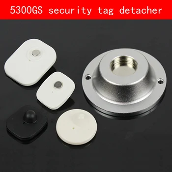 

Frosted Aluminum shell sliver security tag detacher 5300GS eas magnet tag remover for Clothing mall Supermarket