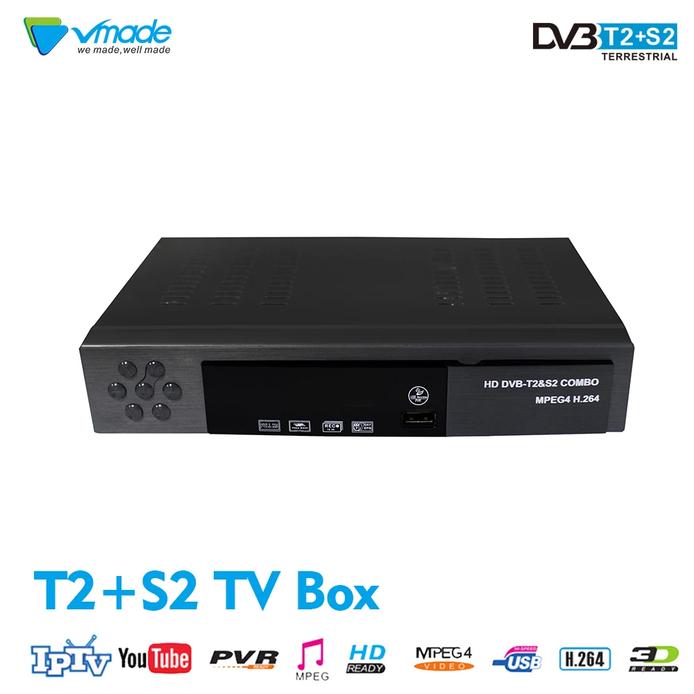 

DVB COMBO T2+S2 8902 FTA HD Digital Set Top Box DVB-T2 DVB-S2 Terrestrial Receiver+Satellite reception Tuner Receptocoder TV Box