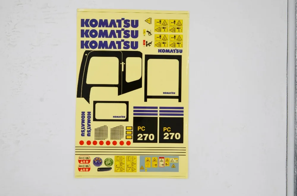 Наклейки для гидравлического экскаватора 1/12 rc|stickers for|stickers stickersstickers rc |