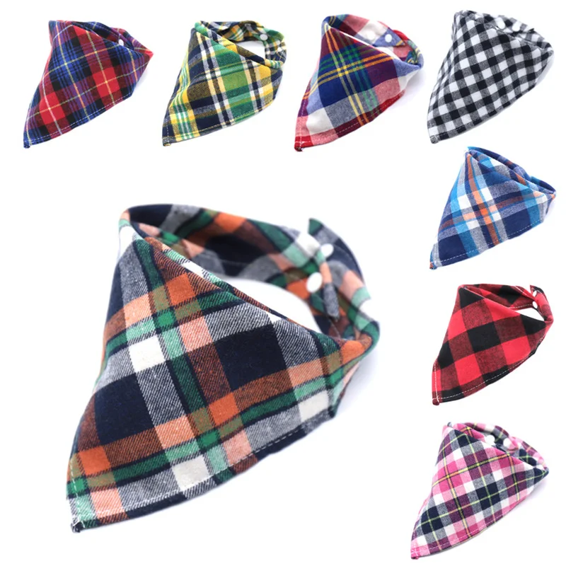 

Triangle Towel Baby Unisex Infantil Bib 100% Cotton Soft Button Baby Burp Cloths Useful Baby Stuff Fashion Lattice Baby Feeding