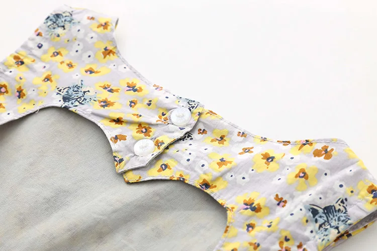 2018 Summer 2-10 Years Sexy Heart Shape Backless Floral Full Print Princess Dance Party Prom Little Kids Girl Cottoning Dress (16)