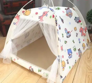 Portable foldable pet tent playpen outdoor Indoor tent for cat small dog puppy tents cats toy house pet teepee foldable house