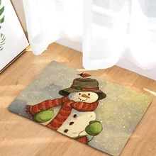 CAMMITEVER, мультяшный винтажный Рождественский коврик со снеговиком, коврик, коврик для двери, коврики для спальни, гостиной, ванной комнаты, прикроватный коврик