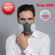 Высококачественная противопылевая маска для лица, респиратор для строителя, плотника, ежедневной защиты от дымки, защитная маска для работы, 5 слоев, Fliter