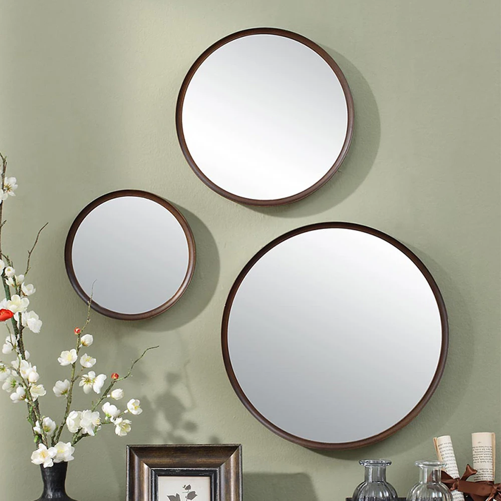 Decoración Espejo Colgante De Pared Redondo Para Baño Decoración Espejo Colgante De Pared Redondo Para Baño