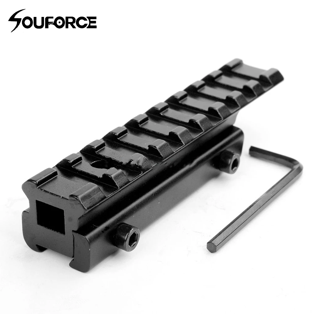 

11mm to 20mm Tactical Rail Dovetail to Weaver Rail Mount Base Adapter Scope Mount Converter for Riflescopes