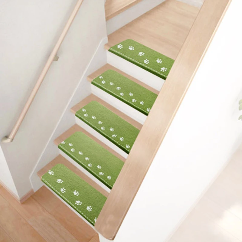 New 5Pcs Luminous Staircase Pad Footprint Pattern Rugs Non-Slip Stair Mat Self-Adhesive Floor Sticker Carpet For Entrance New 5Pcs Luminous Staircase Pad Footprint Pattern Rugs Non-Slip Stair Mat Self-Adhesive Floor Sticker Carpet For Entrance