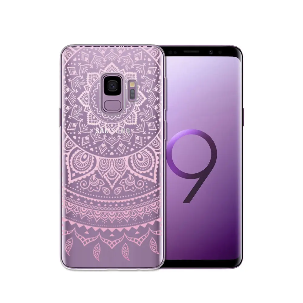 Arvin Silicone Case FOR Samsung Galax s5 S6 S7 S8 Clear Protective case FOR Samsung S6 edge S8 Plus S9 Plus Soft TPU Phone Cover (9)