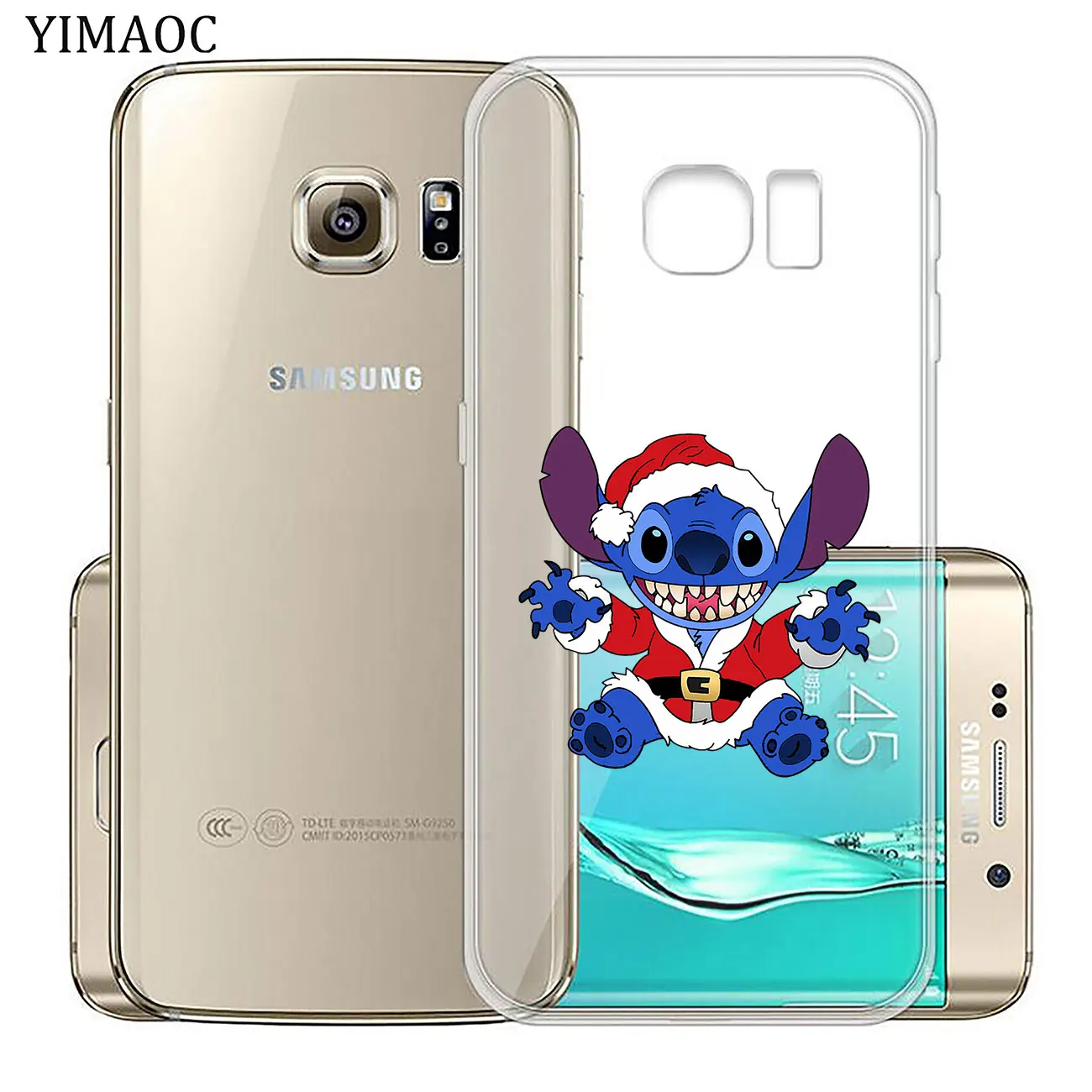 YIMAOC Lilo& Stitch Мягкий силиконовый чехол для телефона для samsung Galaxy S10e S10 S9 S8 Note 10 Plus S7 Edge прозрачный чехол