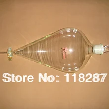 5000 мл(5L) грушевидная делительная воронка, капельная Воронка с прямая законцовка