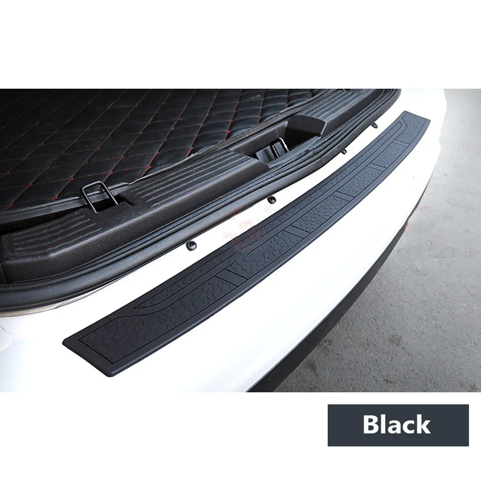 NWIEV 1x наклейки для автомобиля для peugeot 307 206 407 Citroen C4 C5 Honda Civic Accord CRV Lada аксессуары для заднего бампера багажника - Название цвета: black
