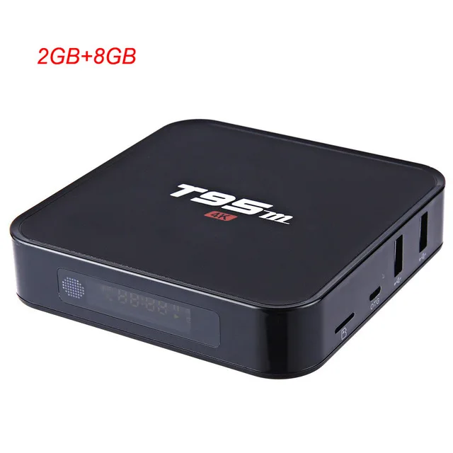 Android tv Box Sunvell T95M 2 ГБ 8 ГБ 2,4G WiFi Amlogic S905X четырехъядерный Android 6,0 H.265 4K медиаплеер телеприставка T95M - Цвет: 2G 8G