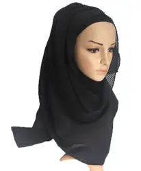 1 шт Для женщин мусульманский тюрбан складчатый шарф