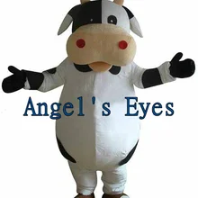 Новые Индивидуальные молочные коровы маскоты костюм молочного скота коровы теленка Mascotte взрослый размер Карнавальная одежда Cosply Canival костюм SW438