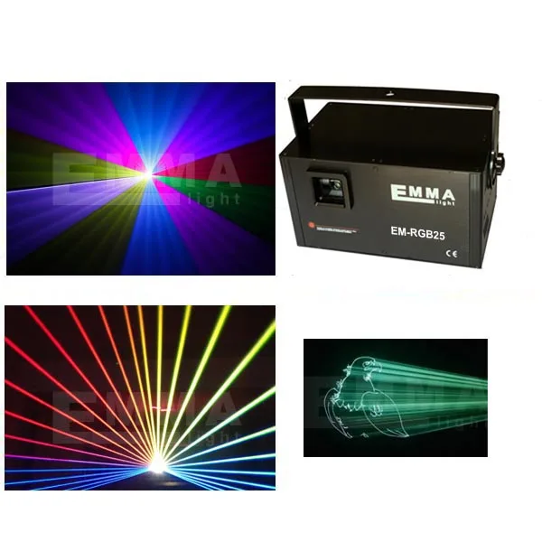 ILDA DMX 40 Kpps galvo scanner 3 watt RGB laser projector animation light show | Освещение