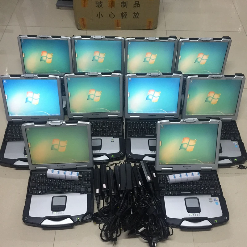 Супер MB Star C5 SD соединение с ноутбуком CF30 Toughbook диагностический ПК с mb star c5 новейшее программное обеспечение V2019.12 hdd для sd c