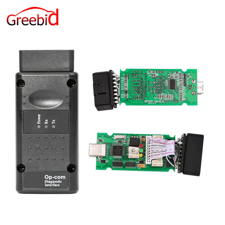

Opcom OP-Com Firmware V1.65 2010/2014 V Can OBD2 for OPEL with Dual Layer PCB OP COM Interface