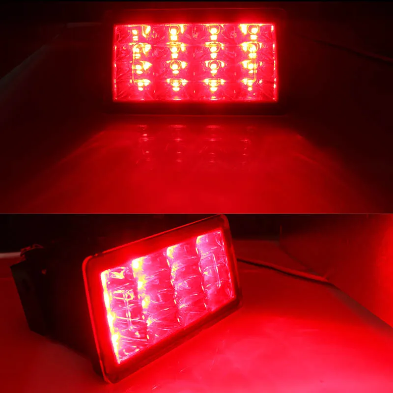 Gtinthebox Red/Clear Lens F1 Style strobe LED Rear Fog Light Kit For 2011-up Subaru WRX STi Impreza XV LED Rear Fog, Tail/Brake