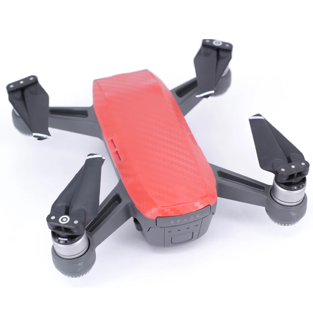 8 шт. DJI Spark Drone Body стикер водонепроницаемый ПВХ углеродное волокно DJI Spark Combo Декоративные наклейки для кожи DJI SPARK аксессуары