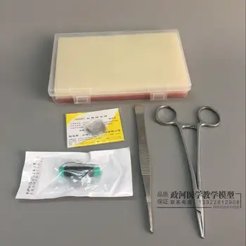 

Surgical suture exercise tool kits debridement suture surgical instrument Suture wound skin model
