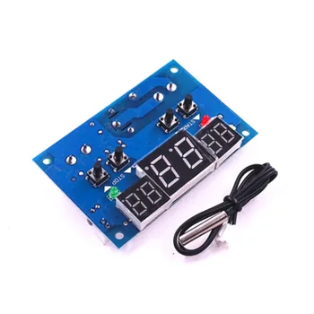 

5pcs DC12V thermostat Intelligent digital thermostat temperature controller With NTC sensor W1401