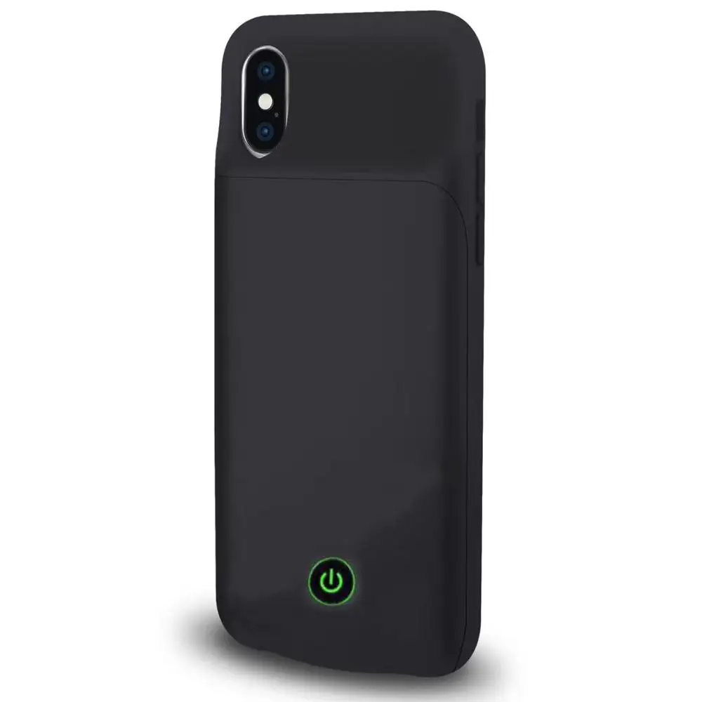 Чехол для аккумулятора iphone X XS XR Max Ультратонкий внешний аккумулятор с выходным