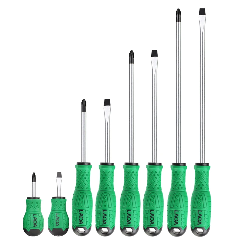 LAOA Screwdriver 1PC Magnetic Multifunctional Alloy Steel with Non-slip Handle Screwdrivers Slotted Phillips images - 6