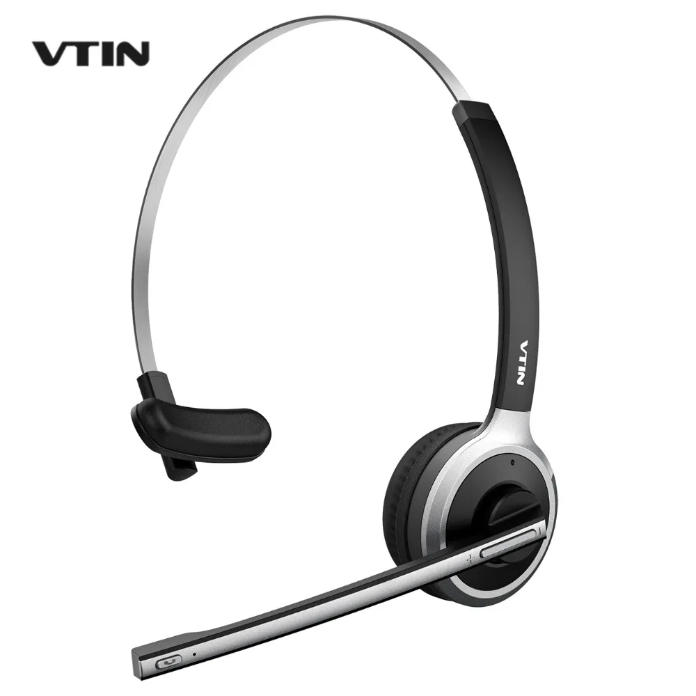 VTIN Bluetooth Headset Wireless Over Head Earpiece Noise Canceling