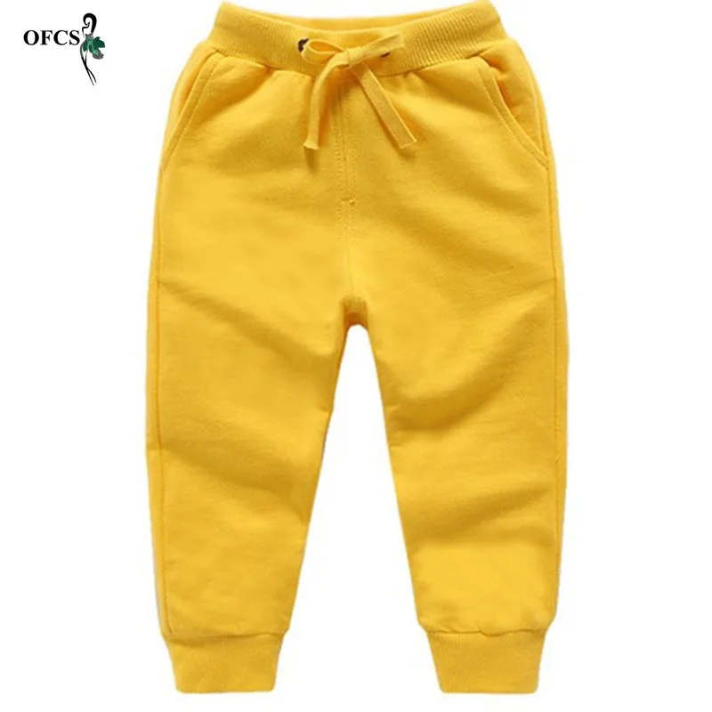 Kids Pants Cotton Pants for 2-10 Years Old Boys Girls Casual Sport Trousers