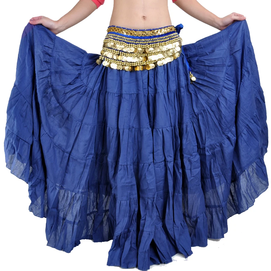 

Belly Dancing Long Skirts Bohemia Style Dress 7colors Tribal Dance Skirt Gypsy Dress Skirt For Performance