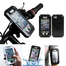 Outdoor Waterproof Case For Samsung Galaxy S4 S5 S6 S7 Cycling Running Bicycle Motorcycle Rotating Mount Handlebar Holder Covers