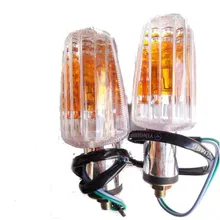 2 шт. Электрический трицикл сигнал поворота для мотоцикла поворотник поворота свет Встроенный высокая яркая лампочка серебро 12 В