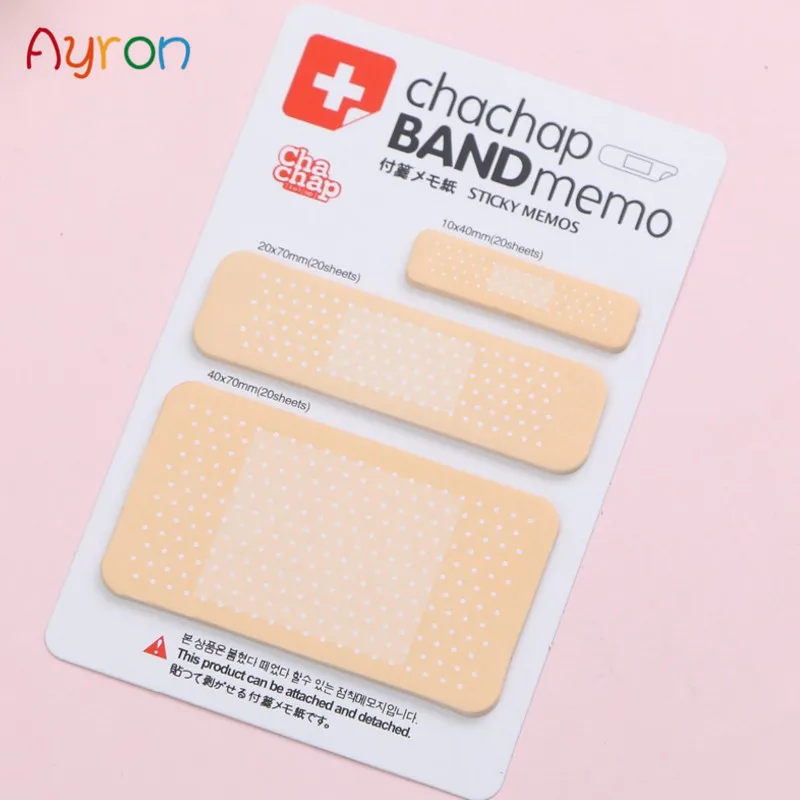 

Ayron 1 Pack Creative Stationery Notes Station Kawaii Stickers Memo Pad Notepad Sticky Marker Notes School Stationery