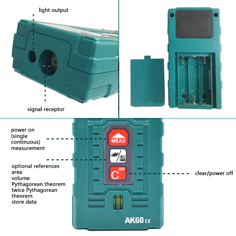 PRACMANU Anti-impact Laser Rangefinder 80M 100M Laser Distance MetrRange Finder Laser Tape Measure Build Device Digital PRACMANU Anti-impact Laser Rangefinder 80M 100M Laser Distance MetrRange Finder Laser Tape Measure Build Device Digital