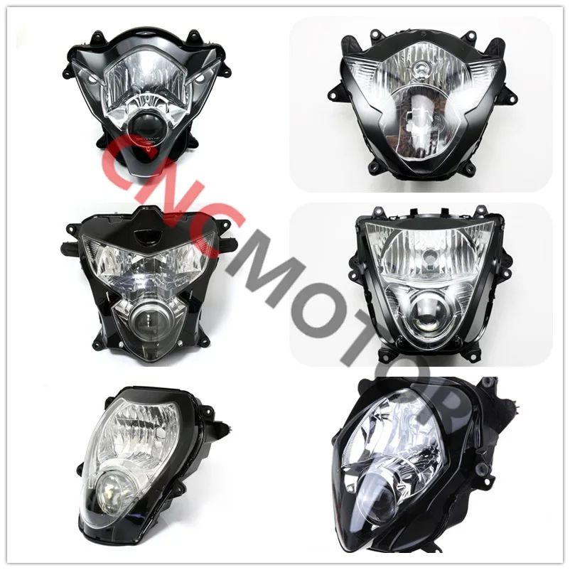 

Headlight Assembly Headlamp For Suzuki GSX-R GSXR600/750 GSXR1000 GSXR1300 Hayabusa K4 K5 K6 K7 Headlight