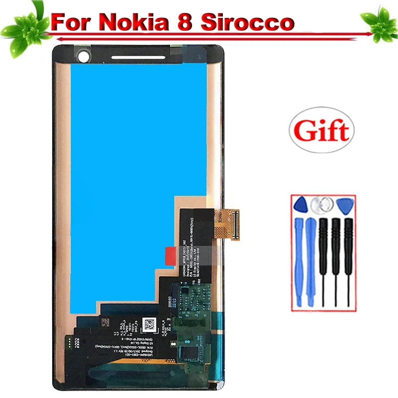 

Replacement For Nokia 8 Sirocco LCD Display Touch Screen Digitizer Assembly For Nokia 8 Sirocco Display 5.5'' Good quality