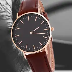 Горячая Распродажа Мода 2017 г. wo для мужчин часы роскошные кожаные часы для мужчин кварцевые часы relogio feminino