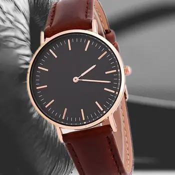 

hot Sale 2017 Fashion women watches Luxury Leather watch Men Quartz Watch relogio feminino