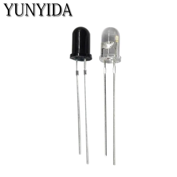 

02-55 10pairs 5mm infrared Transmitting Tube Emitting Diode +infrared receiver tube EACH 10PCS