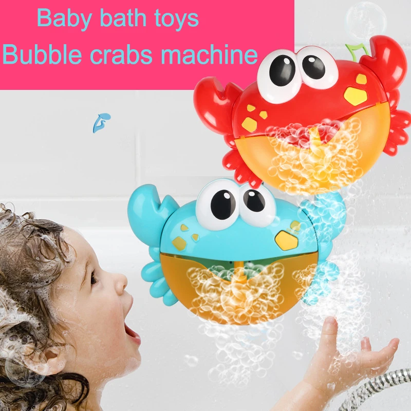 music bath time bubble crab