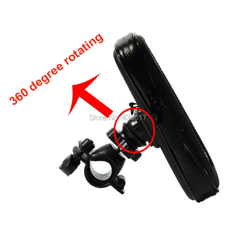 motorcycle bicycle handlebar gps mobile holder with waterproof bag 19