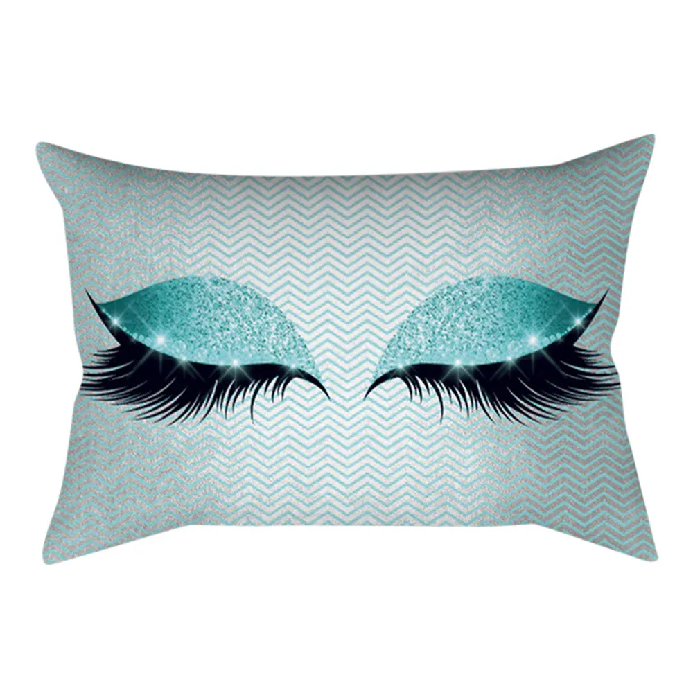

Eyelash Out Soft Velvet Pillow Cover 30x50cm Marble Pillow Cases pillowcase Bedroom Funda de almohada kussensloop federa Q4