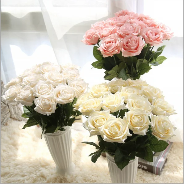

Artificial flowers roses holding flowers simulation flower decoration wedding flowers wedding home decoration