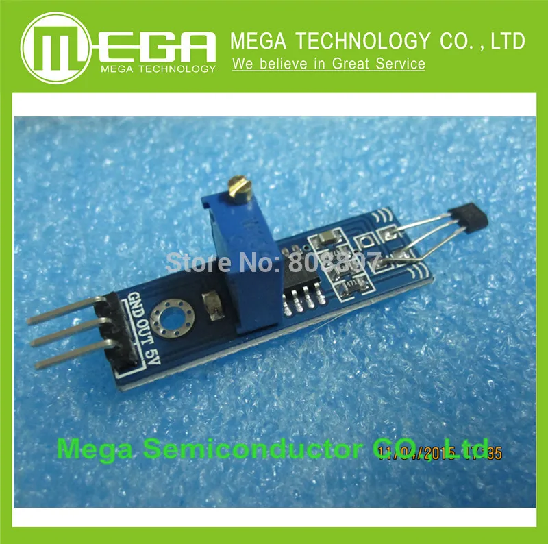 2 Pz/Lotto Dc 5V 3144 Sensori Hall Swiches Magnetici Modulo Sensore Di Conteggio Velocità Per Smart Car