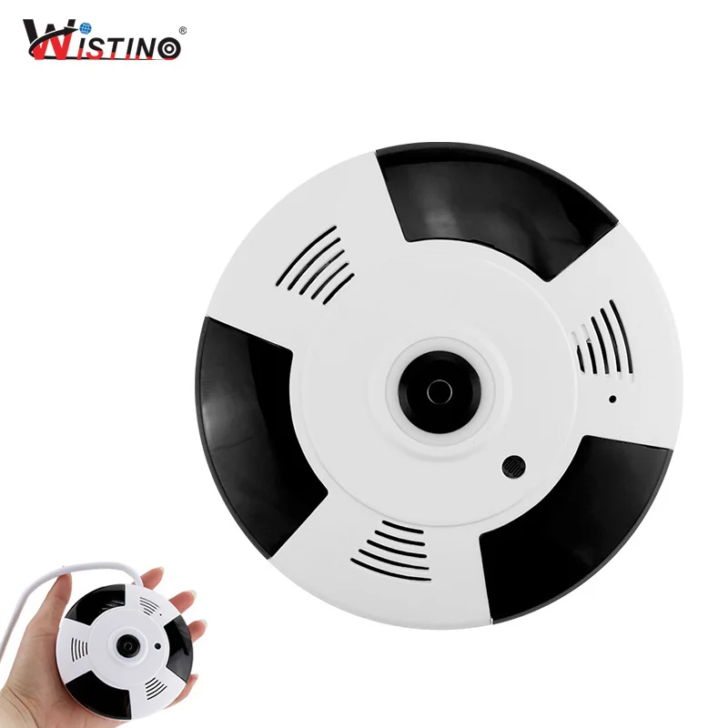 

Wistino VR Mini Wireless Camera HD 960P Smart Home Baby Monitor Wifi IP Camera Fisheye Camera Alarm CCTV Surveillance Security