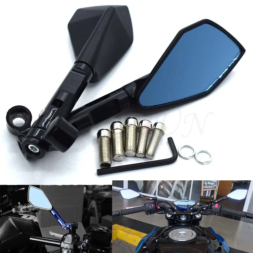 Универсальное боковое зеркало заднего вида Moto rcycle moto CNC для Suzuki GSXR 1000 600 750 GSR DL650/V