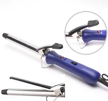 Professional Power Electric ceramic Hair Curling iron curling curls Tongs iron irons wand Clamp Roller Curler CDA 9912 Middle