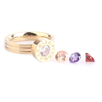 

fashion Rings Elements Finger Rings For Women Fashion Jewelry Stainless Steel Rings For Women Fashion Jewelry