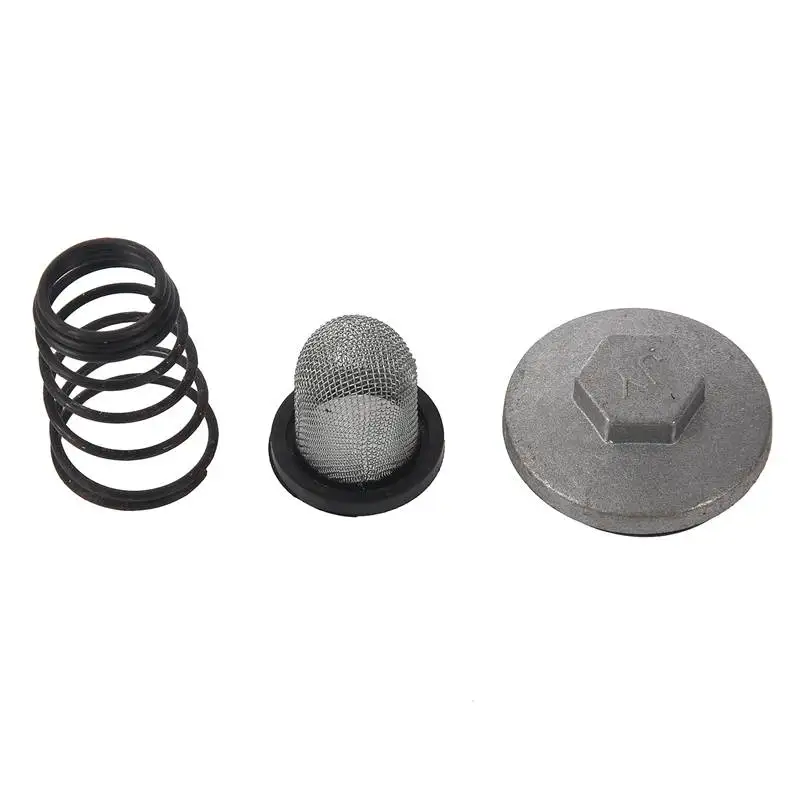 

1set Oil Drain Screw Spring Grid GY6 125 150 engine oil drain screw kit